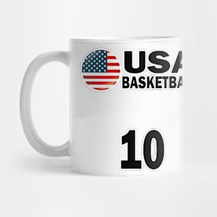 USA Basketball Number 10 T-shirt Design Mug